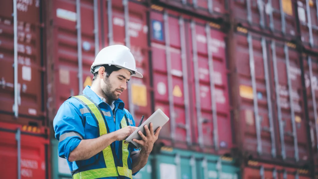 container inspection software system for container yards